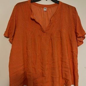 2x old navy short sleeve blouse